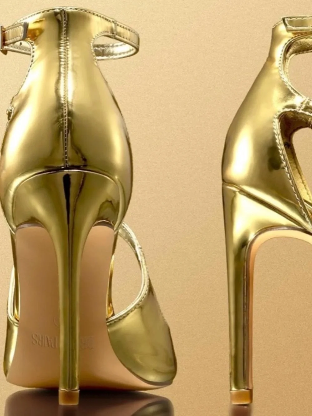 🔥Gold Strappy Sandals